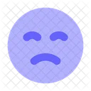 Chateado Emoji Triste Ícone