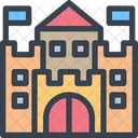 Chateau Batiment Architecture Icon