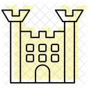 Chateau Couleur Ombre Thinline Icone Icon