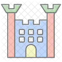 Chateau Lineal Color Icon Icon