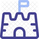 Chateau Forteresse Medievale Icon