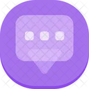 Translucent Chats Message Icon