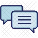 Messaging Chatten Blase Symbol