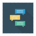 Chatten Blase Konversation Icon