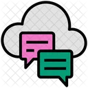 Cloud Computing Chatting Icon