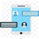 Chatting Online Chatting Mobile Sms Icon