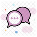 Chat Bubbles Chatting Communication Concept Icon