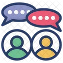 Chatting Comments Forum Discussion Icon