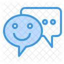 Happy Chat Chat Chatting Icon