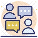 Dialogues Friends Talk Discussion Group Icon