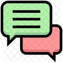 Business Financial Chatting Icon