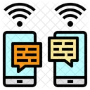 Smartphone Chat Wifi Icon