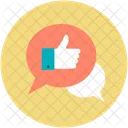 Chatting Feedback Upvote Icon