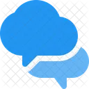 Chatting Cloud Bubbles Icon