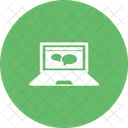 Online Converstaion Chatting Icon