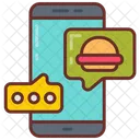 Chatting Online Order Review Icon