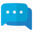 Chatting Bubbles Dots Icon