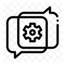 Gear Quotation Frame Icon