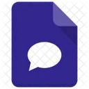 Chatting File Chat Icon