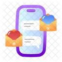 Chatting Romantic Messaging Communication Icon