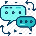 Travel Blue Translate Icon