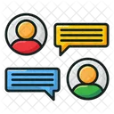 Chatting Communication Texting Icon