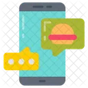 Chatting Online Order Review Icon