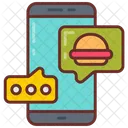 Chatting Online Order Review Icon
