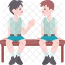 Chatting Conversation Friends Icon