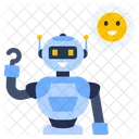 Chatting Robot  Icon