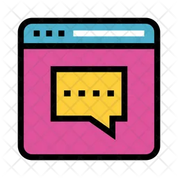 Chatting Site  Icon