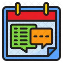Chatting Time Conversation Time Date Icon