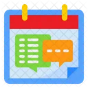 Chatting Time Conversation Time Date Icon