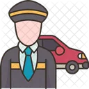 Chauffeur Service Professional Icon