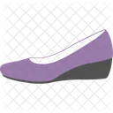 Coin Chaussure Violet Icône