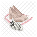 Chaussures Chaussettes Mode Icon