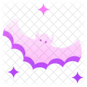 Chauve Souris Halloween Effrayant Icône