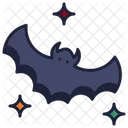 Chauve Souris Halloween Effrayant Icône