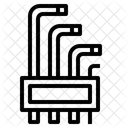 Ferramentas Hexadecimal Chave Ícone