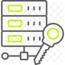 Chave De Banco De Dados Banco De Dados Servidor Ícone