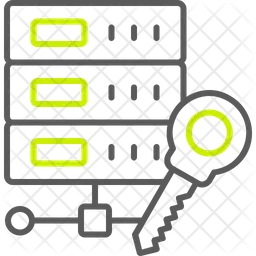 Chave do banco de dados  Ícone