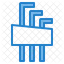 Chave Sextavada Hexadecimal Chave Ícone