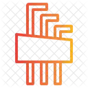 Chave Sextavada Hexadecimal Chave Ícone