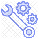 Icone De Linha Duotonica Spanner Icon