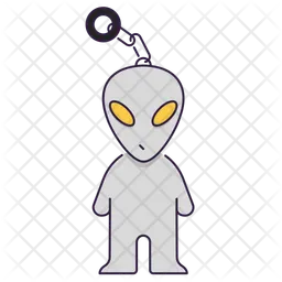 Chaveiro alienígena  Ícone