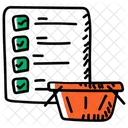 Cheap Grocery List Task List Checklist Icon