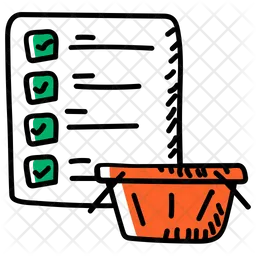 Cheap Grocery List  Icon