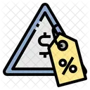 Cheaper Inexpensive Discount Icon