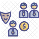 Cheat Corruption Deceive Icon