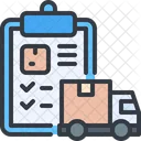 Check Inspection Delivery Truck Icon